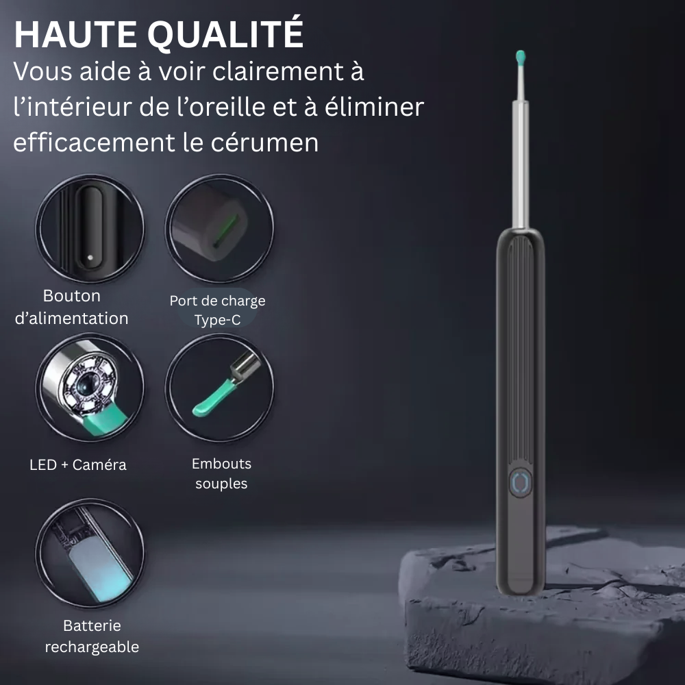 soniclair – Nettoyage des oreilles sûr et intelligent